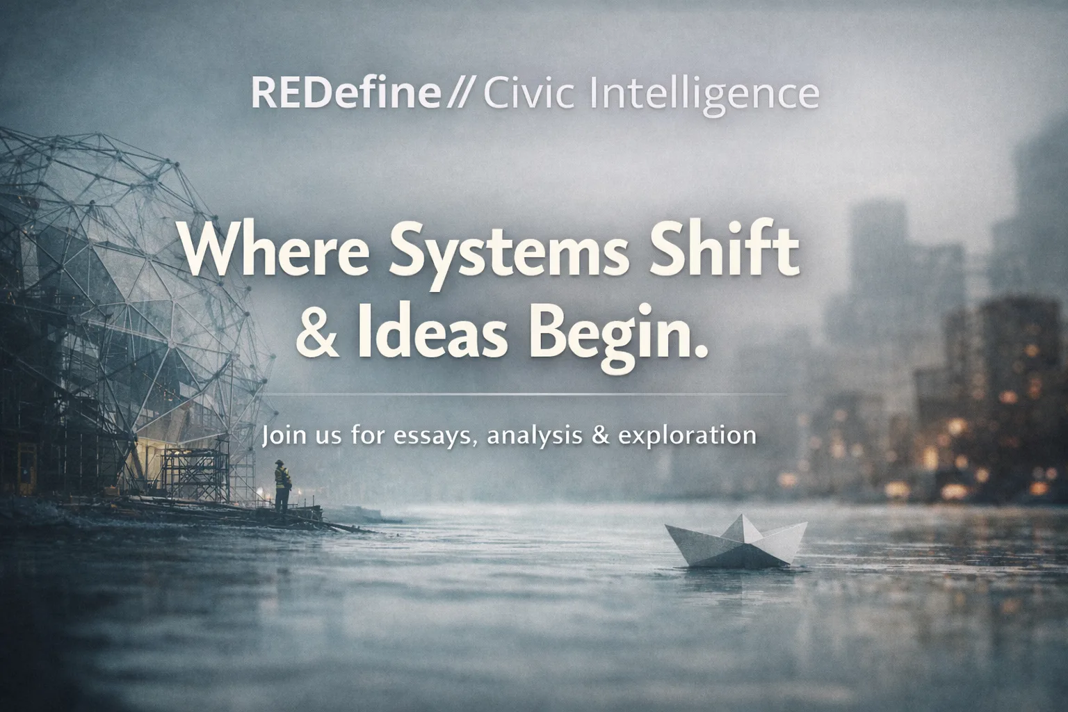 Where Systems Start Making Sense: REDefine’s Civic Intelligence Substack